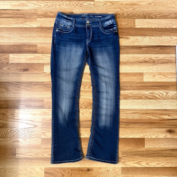 WallFlower Women Luscious Curvy Bootcut Mid-Rise Insta Stretch Juniors Jeans 11 - Picture 3 of 14